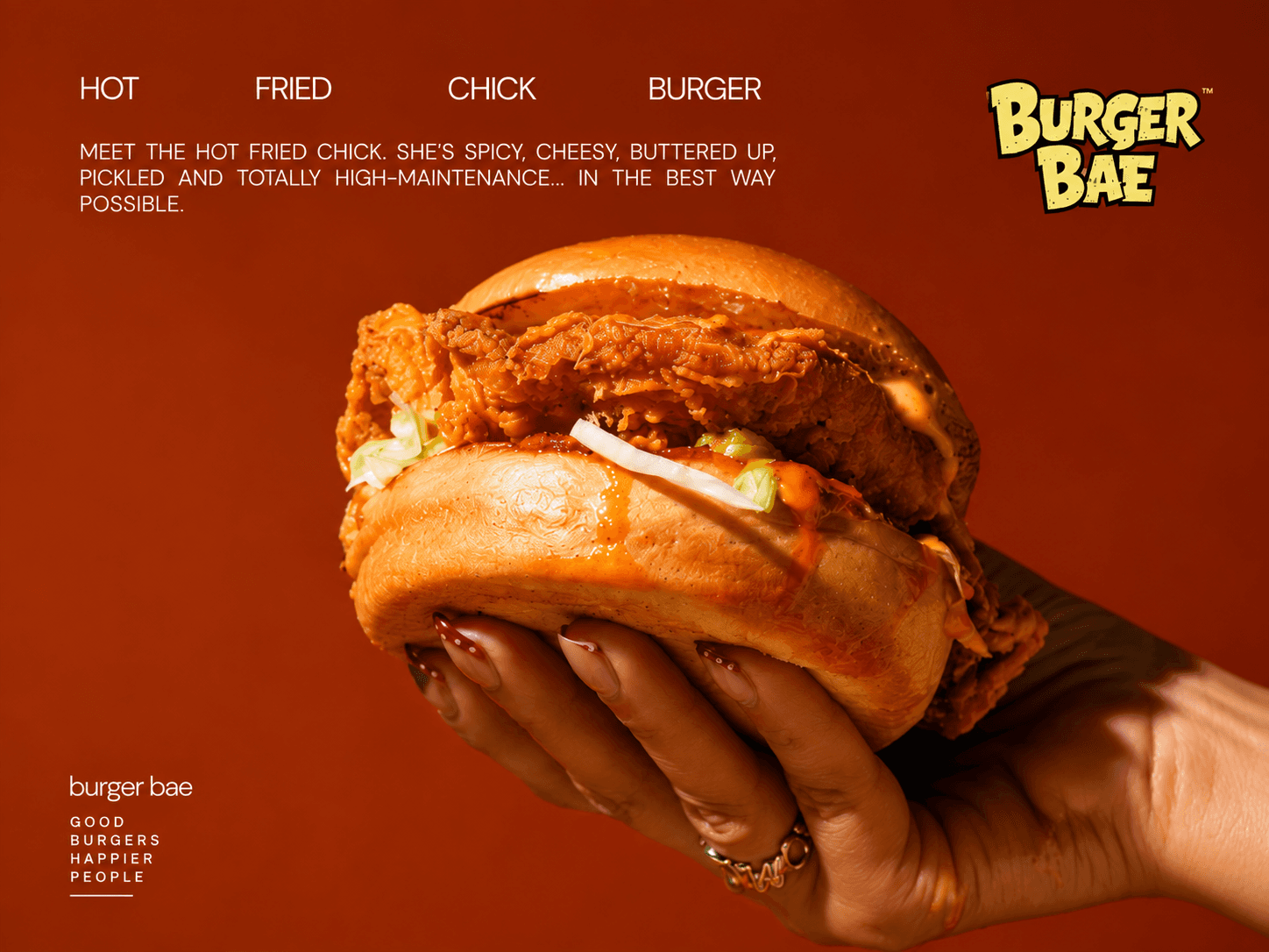 Gourmet Burger — Ad Creative for Burger Bae